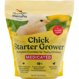 Chick Starter Medicated Crumbles - 5lbs