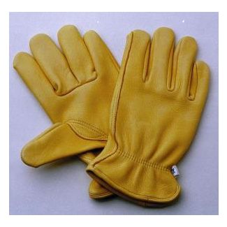 Gold Deerskin Driver Glove - Unlined