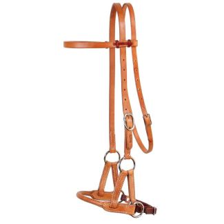 Professional's Choice Round Leather Nose Side Pull