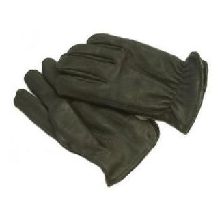 Black Deerskin Driver Glove with Thinsulate Lining