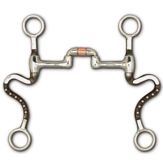 Show Shank with Sweet Iron Low Port Correctional With Copper Roller