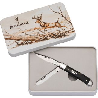 Browning Whitetail Trapper Pocket Knife Tin