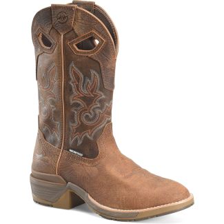 Mens Double H 12In Waterproof U Toe Work Western Boot