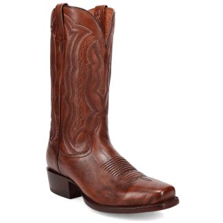 Dan Post Men's Wade Leather Western Boot - Brown