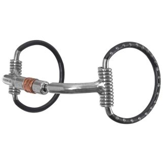 Reinsman Ported Roller Dee Ring Snaffle
