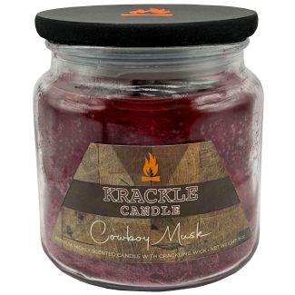 Krackle Candle - Cowboy Musk Jar Candle