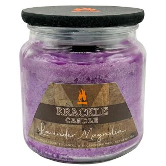 Krackle Candle - Lavender Magnolia Jar Candle