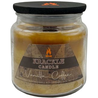 Krackle Candle - Vanilla Coffee Jar Candle