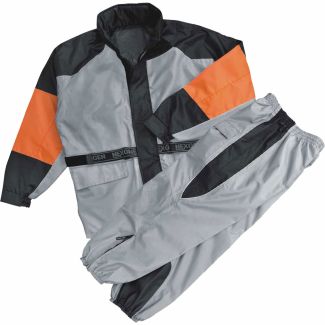 Men's Rain Suit Water Resistant w/ Reflective Piping