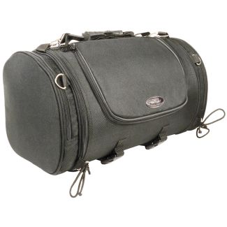 Large Nylon Duffle Style Sissy Bar Bag w/ Carry Strap