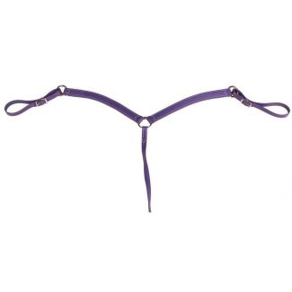 Beta Biothane Breast Collar - Purple