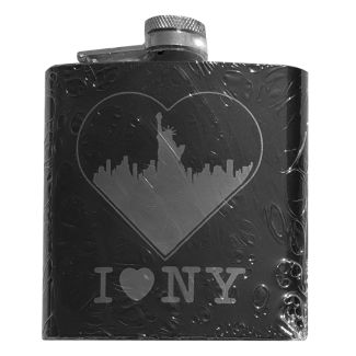 Custom Laser Etched Metal Flask