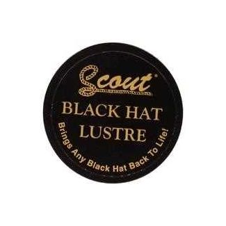 Twister Felt Black Hat Lustre