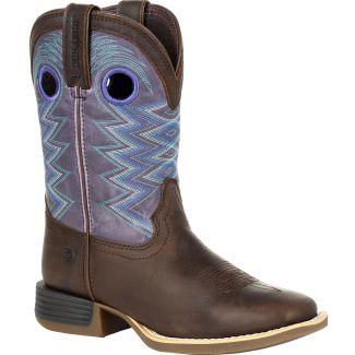 Durango Lil' Rebel Pro Big Kid's Amethyst Western Boot