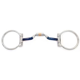 Cavalon D-Ring Sweet Iron Low Port Barrel Snaffle Bit