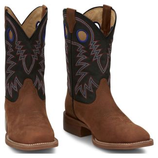 Justin Show Stopper 11" Western Boot - Pecan