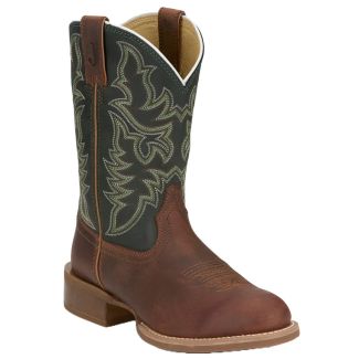 Justin Men's Wild Bill Boots - Forest Green