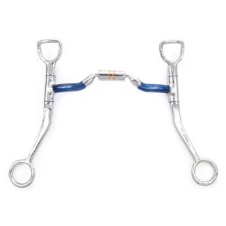 Western Flat Shank Sweet Iron Low Port Barrel Curb Bit