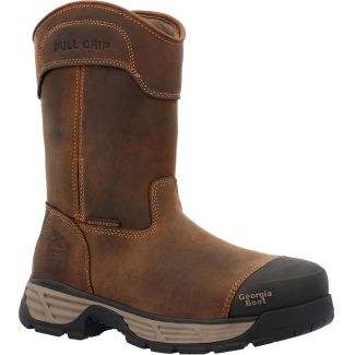 Georgia Boot Durablend Edge 10" Waterproof Alloy Toe Pull On Work Boot
