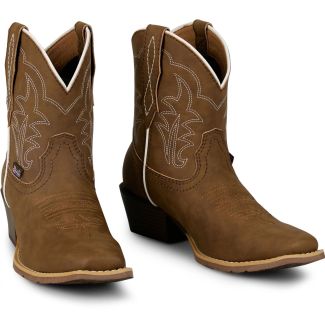 Justin Womens Dee 7" Western Boot - Brown