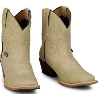 Justin Womens Dee 7" Western Boot - Bone