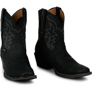 Justin Womens Dee 7" Western Boot - Black