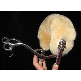Sheepskin HACKAMORE COVER Comforts HORSES