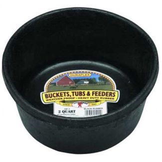 2 Quart Rubber Feed Pan
