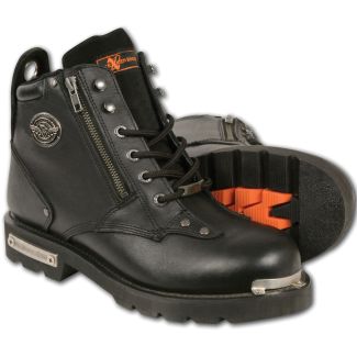 Men&rsquo;s Lace to Toe Boot w/ Double Sided Zipper Entry 