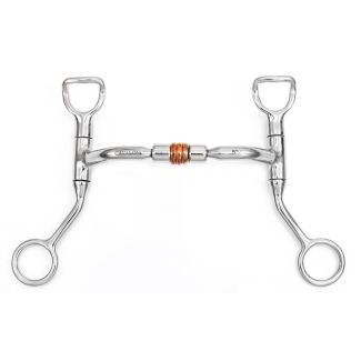 Western Shank Barrel Curb Bit with Copper Rollers&nbsp;
