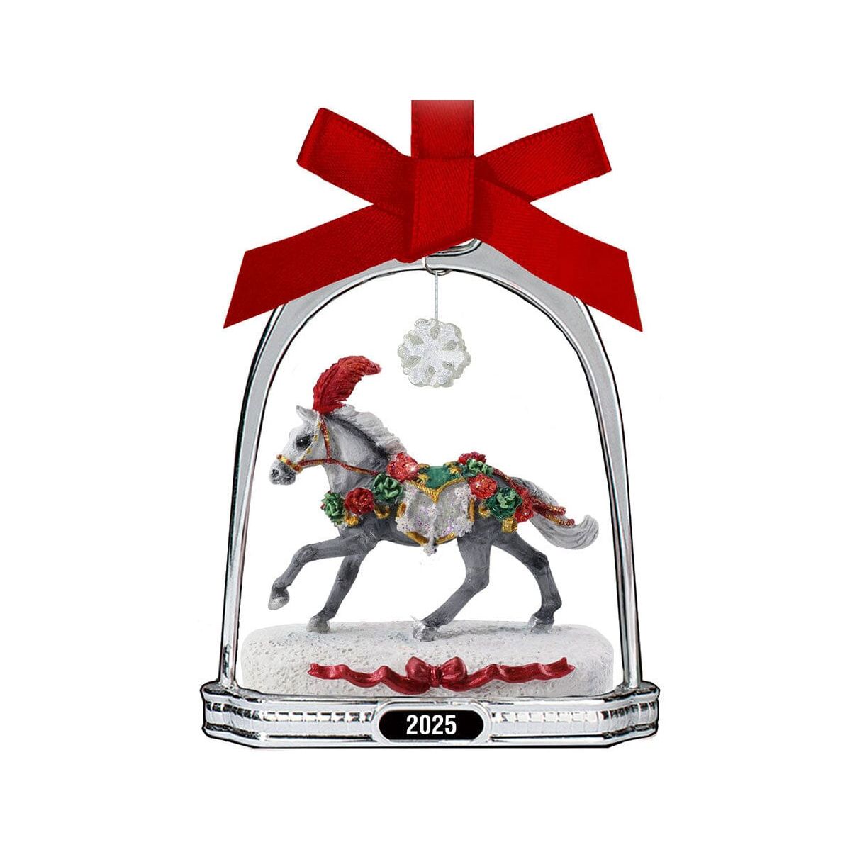 Breyer Christmas in Bloom 2025 Stirrup Ornament The Stagecoach West