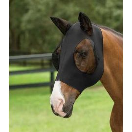 Weatherbeeta - Deluxe Stretch Bug Eye Saver - Avec Oreilles - Marine - Zwart - Poney